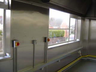 Stainless steel wall claddding