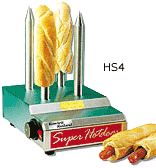 Rowlett Rutland HS4 Four Spike Hotdog Roll Warmer